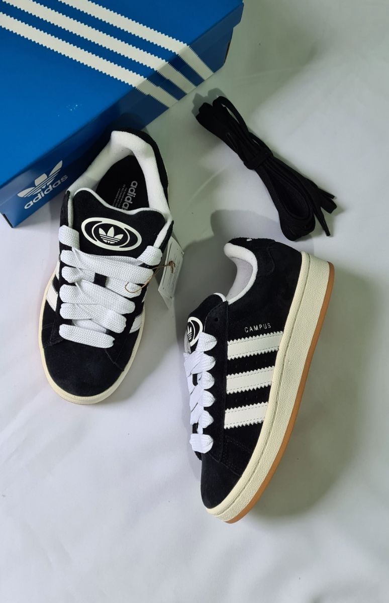Tenis Adidas Campus 00s Core Black Gum Preto Branco 36 Adidas