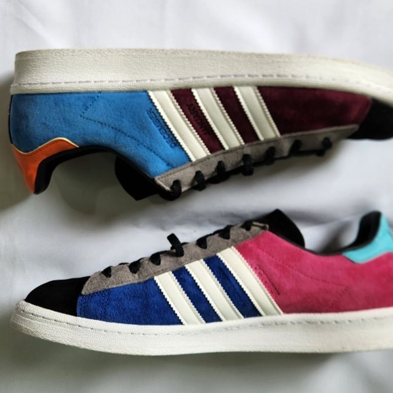 adidas gazelle silver green womens Adidas by the Fourness: Campus 80s Jam (Blue/White) – Extra Butter main image 0