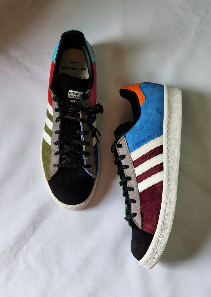 adidas gazelle silver green womens Adidas by the Fourness: Campus 80s Jam (Blue/White)  Extra Butter