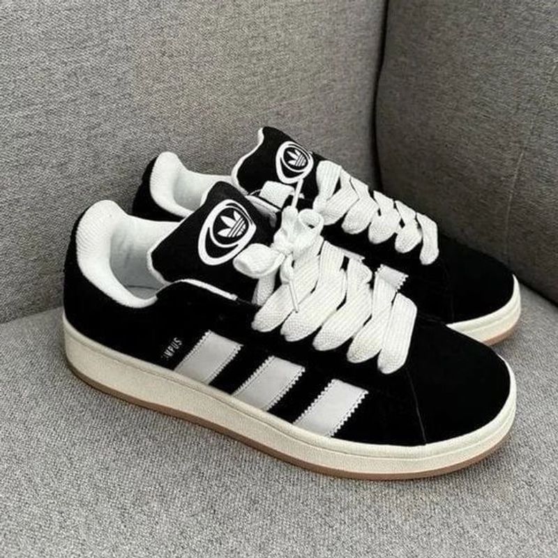 Tênis Adidas Campus Preto e Branco Adidas Nunca Usado 105965002