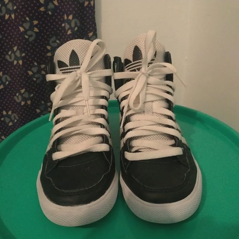 Tênis Adidas Cano Alto 35 Tênis Feminino Adidas Usado 81316424 enjoei