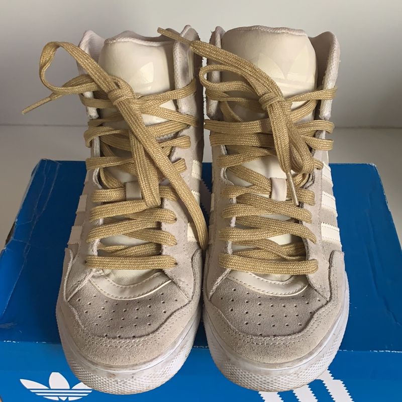 Tenis Adidas Cano Alto Tênis Feminino Adidas Usado 49247628 enjoei