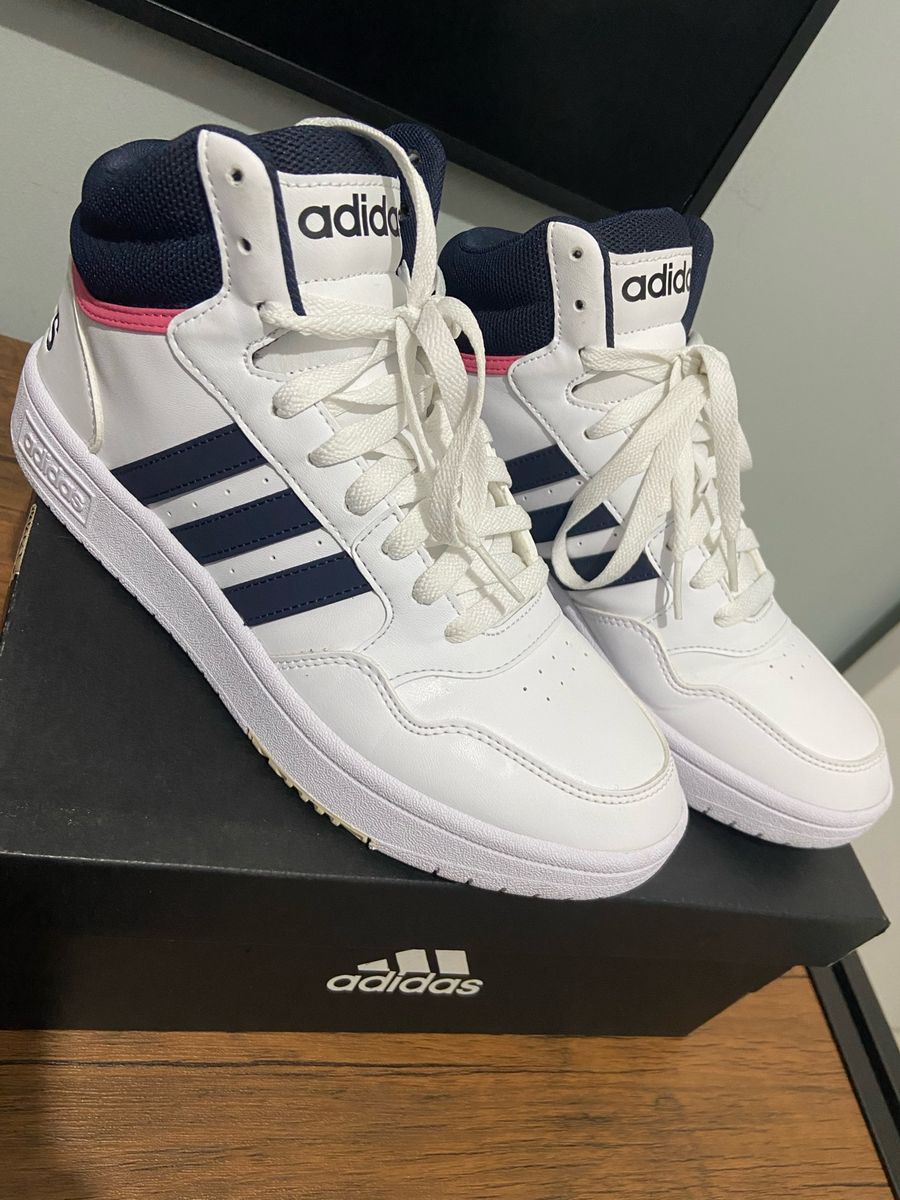 Adidas Originals Tenis Adidas Cano Medio Feminino Forum Mid Cano