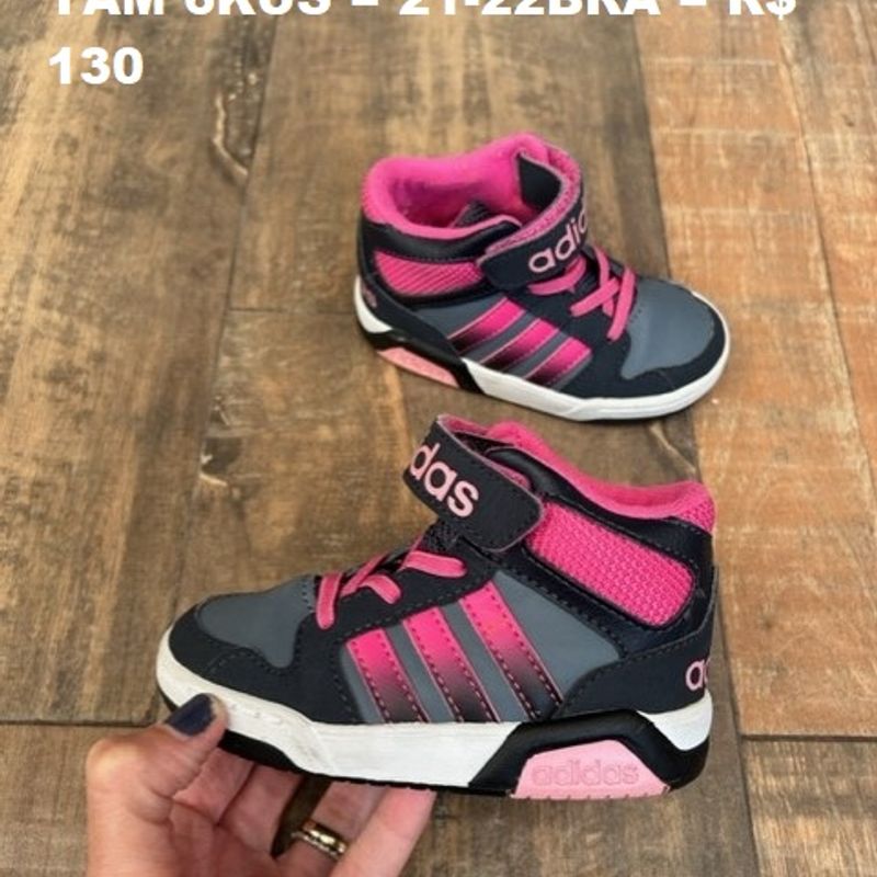 Tenis adidas sale infantil cano alto