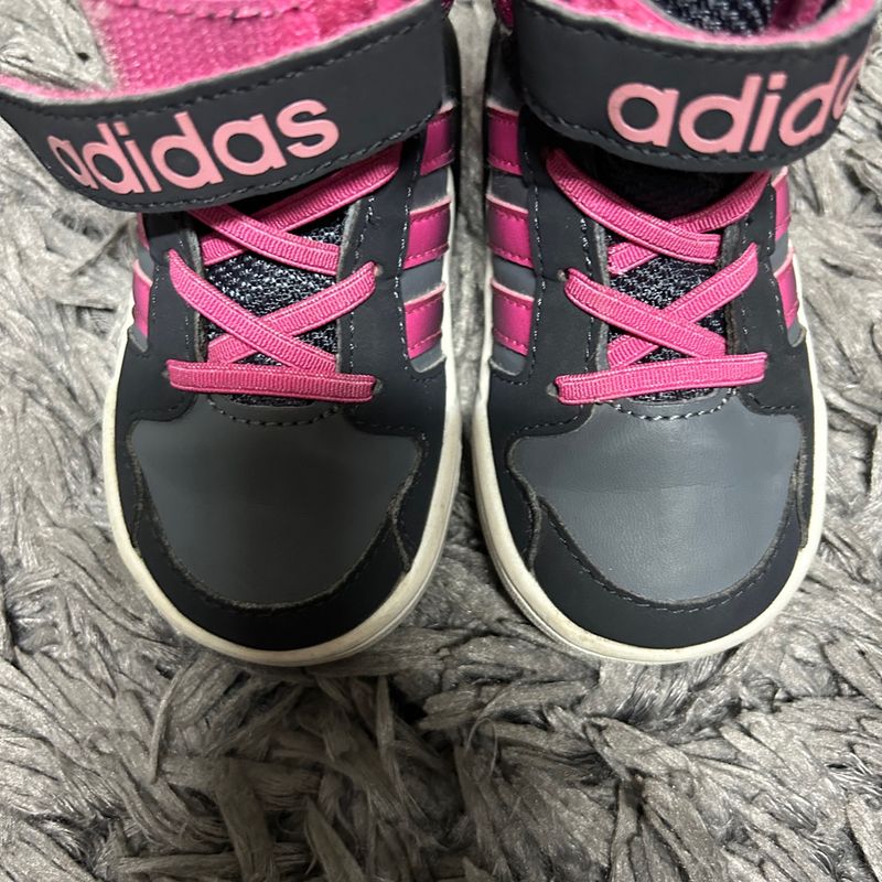 Tenis adidas cano alto best sale infantil feminino