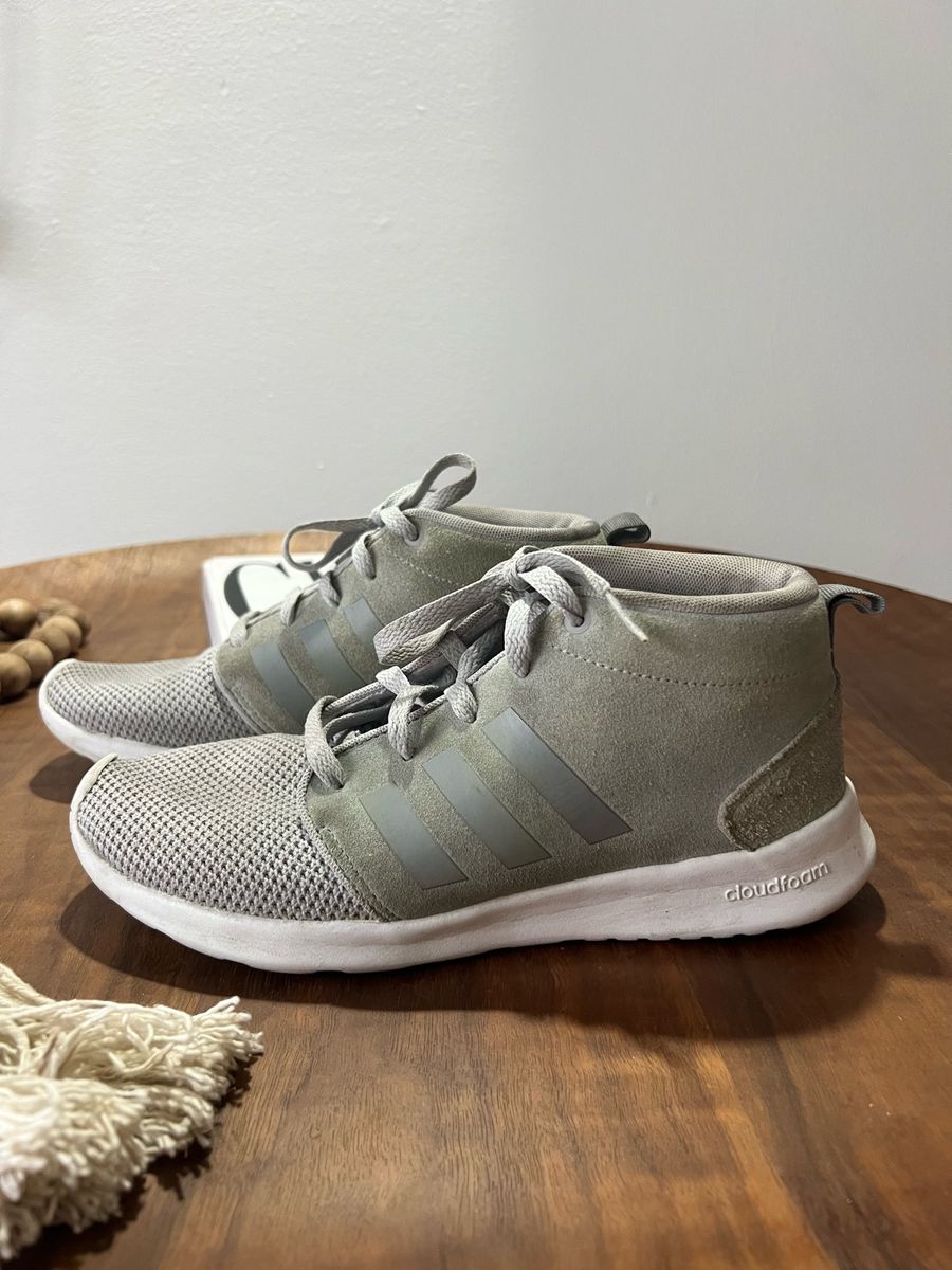 Tênis Adidas Cf Qt Racer Mid Feminino Adidas Usado 112573781