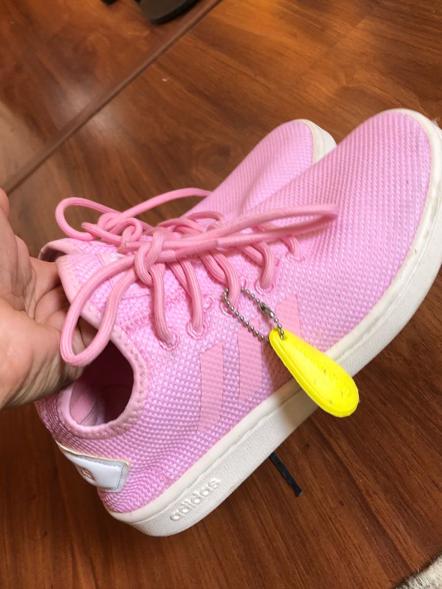 tenis adidas cloudfoam rosa