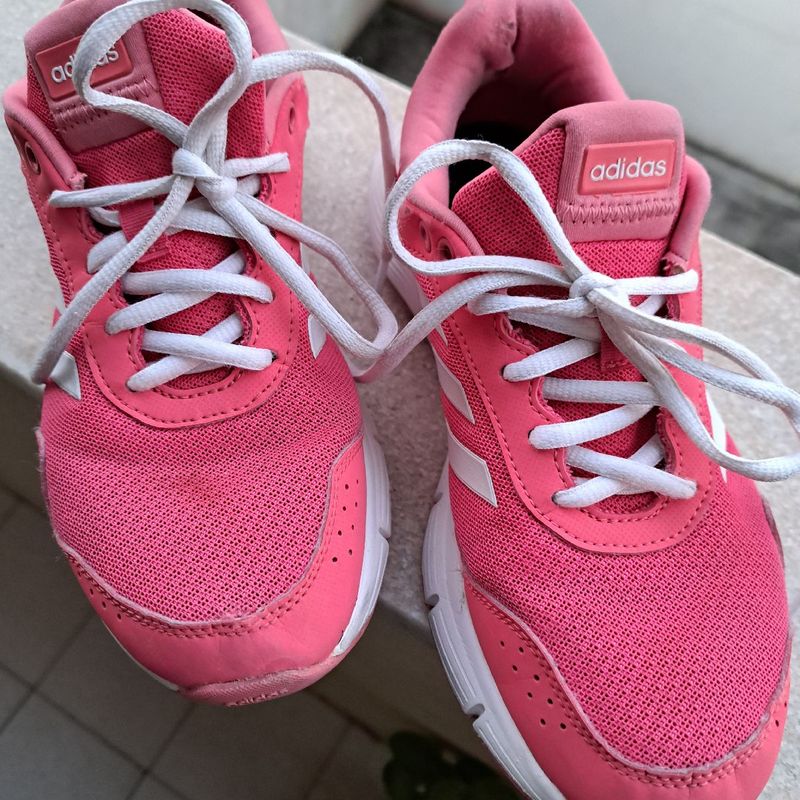 Adidas cloudfoam best sale feminino rosa