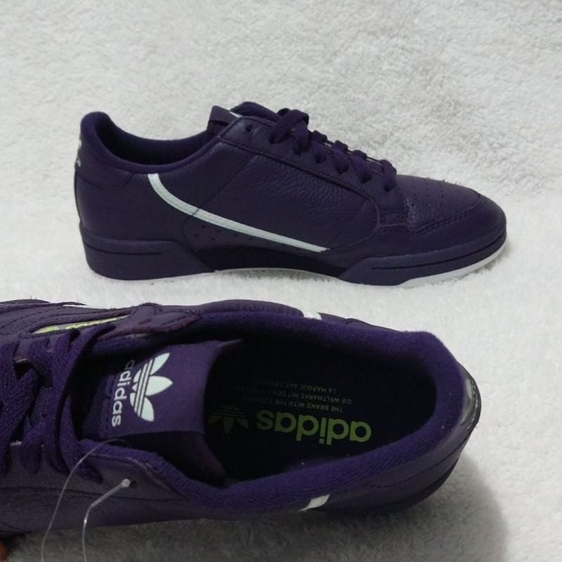 Adidas continental 80 clearance homme violet