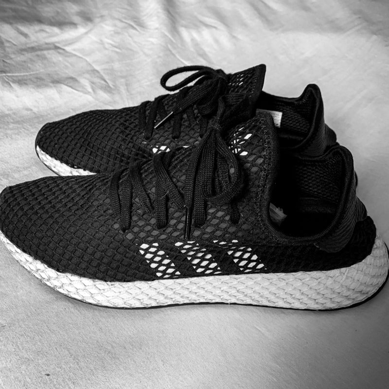 Adidas deerupt black 42 new arrivals