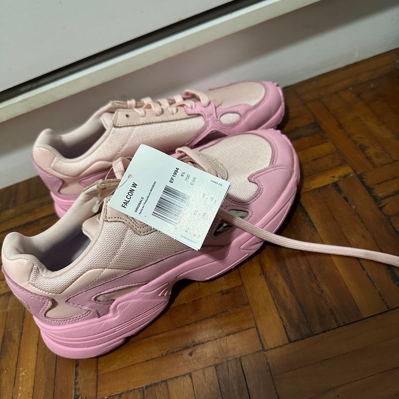 Adidas falcon kaki rose on sale