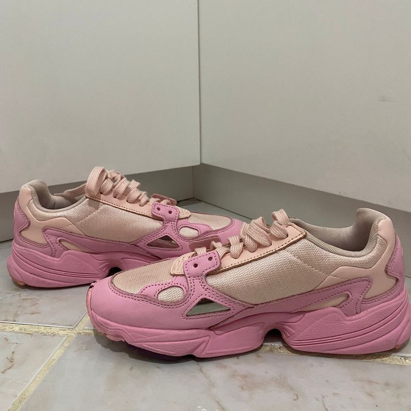 T nis Adidas Falcon Rosa Tamanho 37 T nis Feminino Adidas Usado 91170276 enjoei