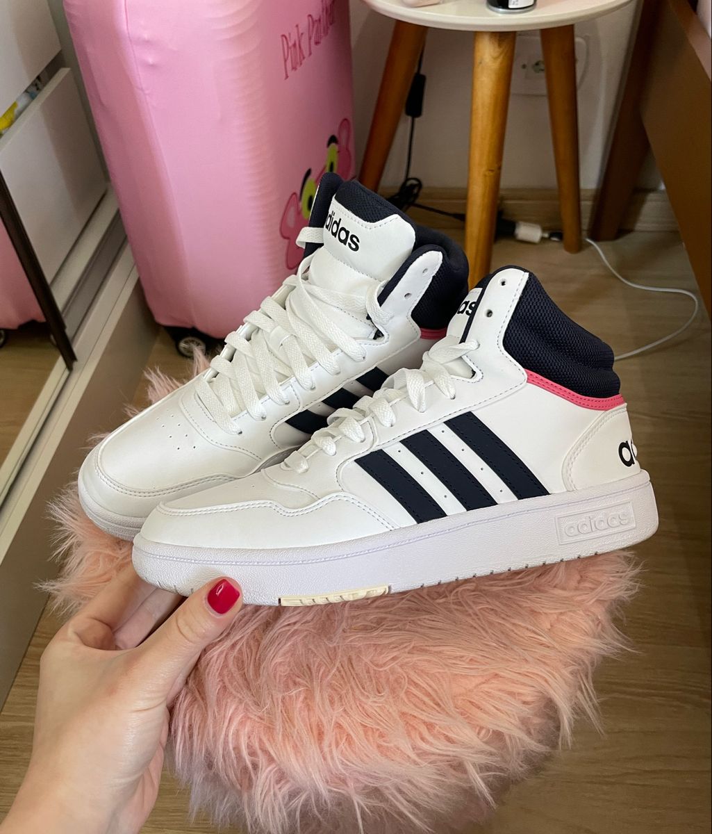 Tenis adidas branco sales botinha