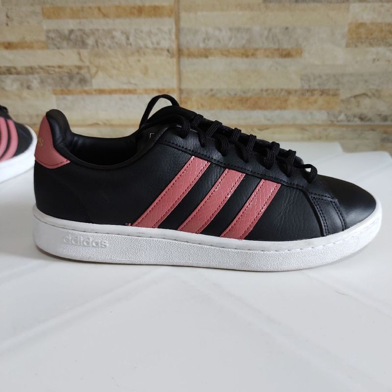 T nis Adidas Feminino Preto 38 T nis Feminino Adidas Usado