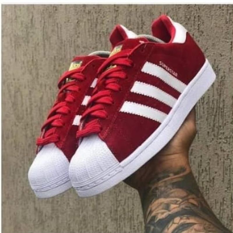 Tenis vermelho hot sale adidas feminino