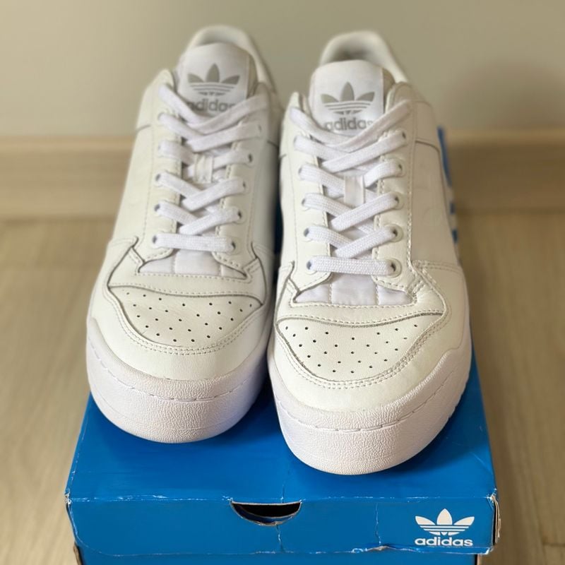 Tênis Adidas Fórum Bold W Couro Branco Legítimo! Usado Uma Vez! Tênis  Feminino Adidas Usado 92657736 enjoei
