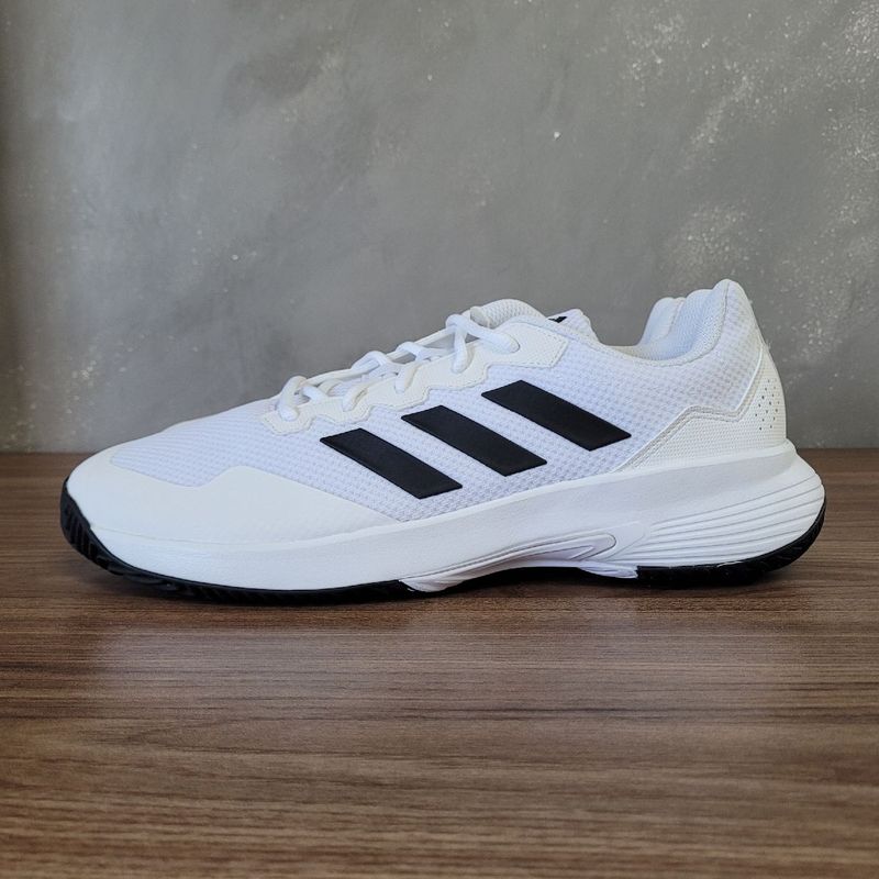 Tênis Adidas Gamecourt 2 M - Masculino - Preto+Branco - Tipos de