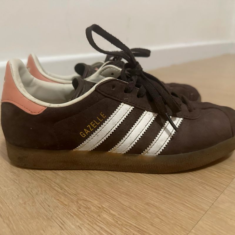 adidas gazelle silver green womens adidas Originals Gazelle Bold Trainers Brown EU 36 2/3 Women