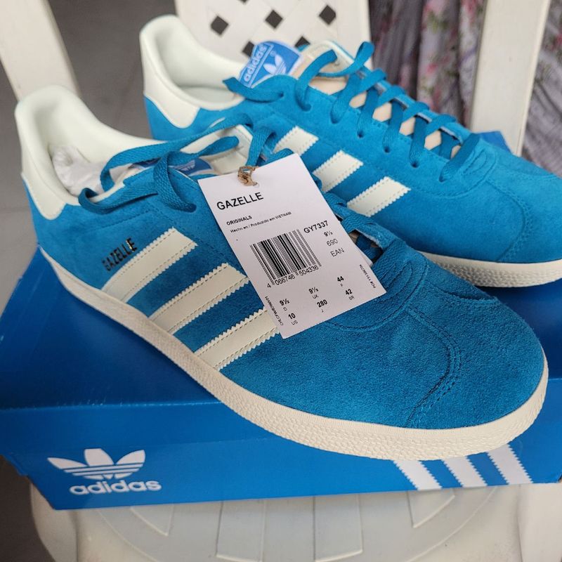 T nis Adidas Gazelle Bold Aqua 42 Sapato Masculino Adidas Nunca Usado 95364819 enjoei