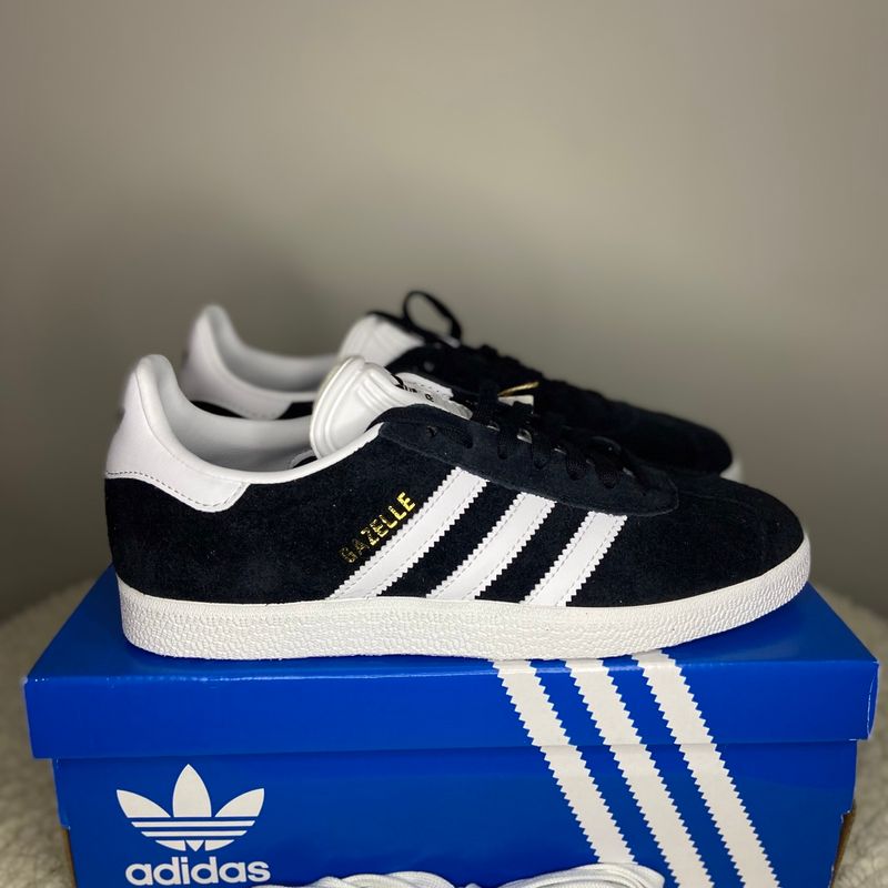 Tenis adidas store gazelle feminino preto