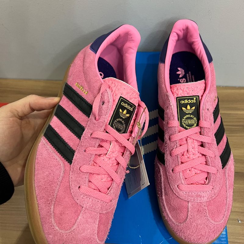 Adidas gazelle feminino store rosa