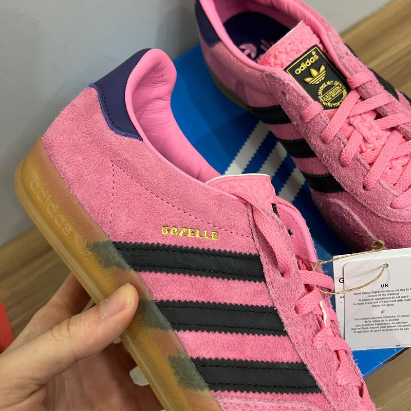 Adidas gazelle 2024 feminino rosa