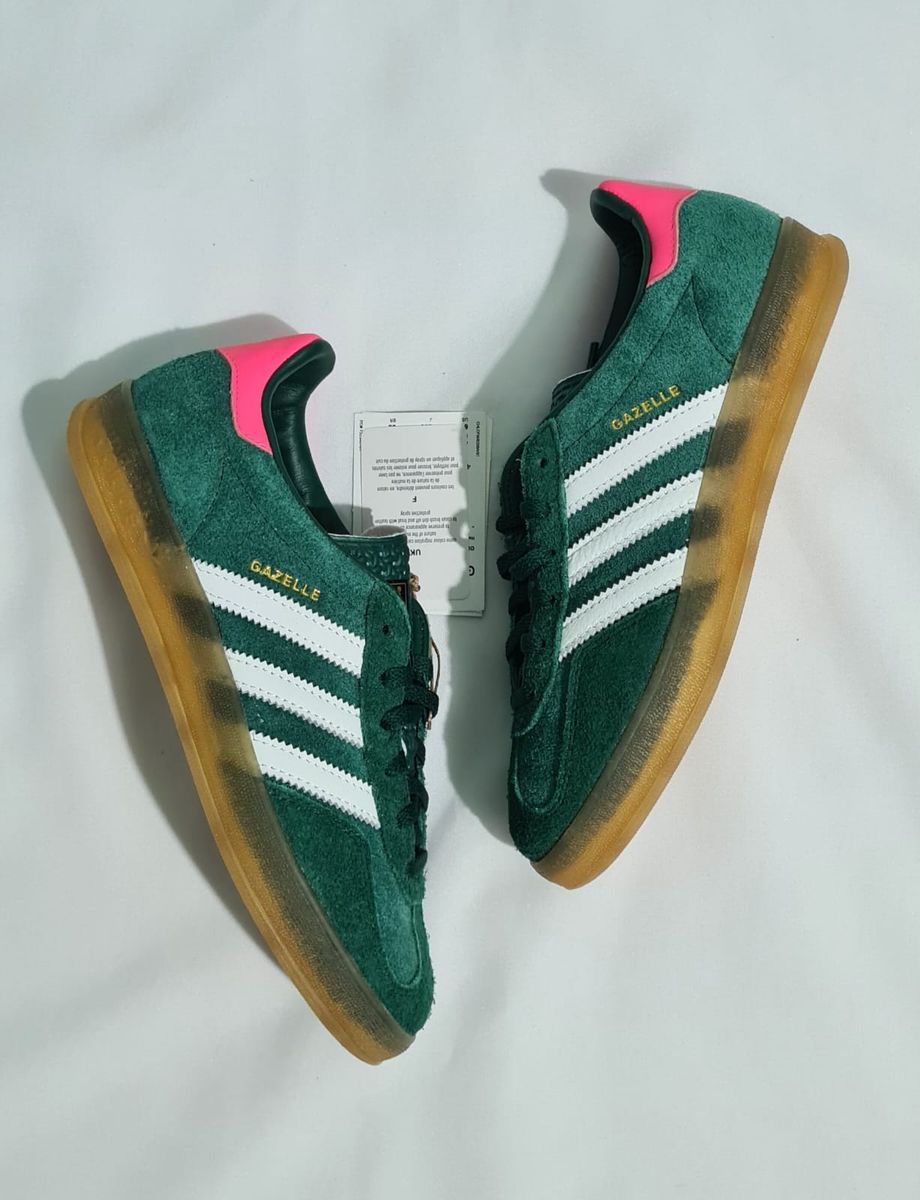 Adidas verde e sales rosa