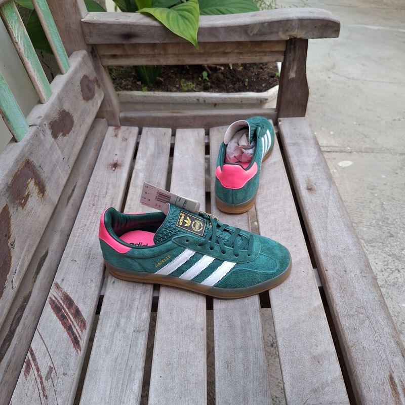 adidas gazelle silver green womens Zapatillas Adidas Gazelle main image 0
