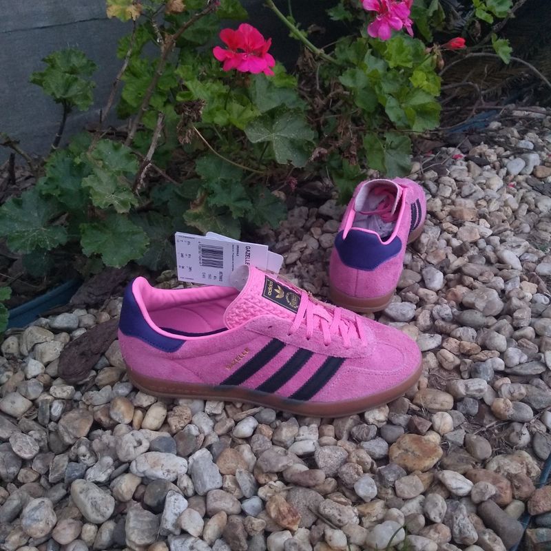 Adidas gazelle 2024 feminino rosa