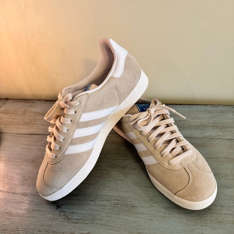 adidas gazelle silver green womens Adidas Gazelle x Clot By Edison Chen Halo Ivory Bege – LOWBANK main image 0