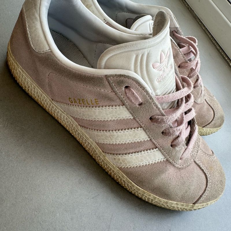 Adidas gazelle rosa claro hotsell