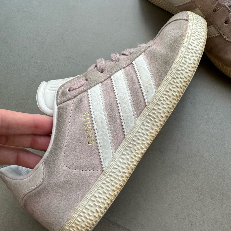 Adidas gazelle rosa claro best sale