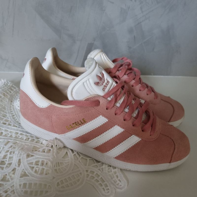 T nis Adidas Gazelle Rosa em Perfeito Estado T nis Feminino Adidas Usado 78781779 enjoei