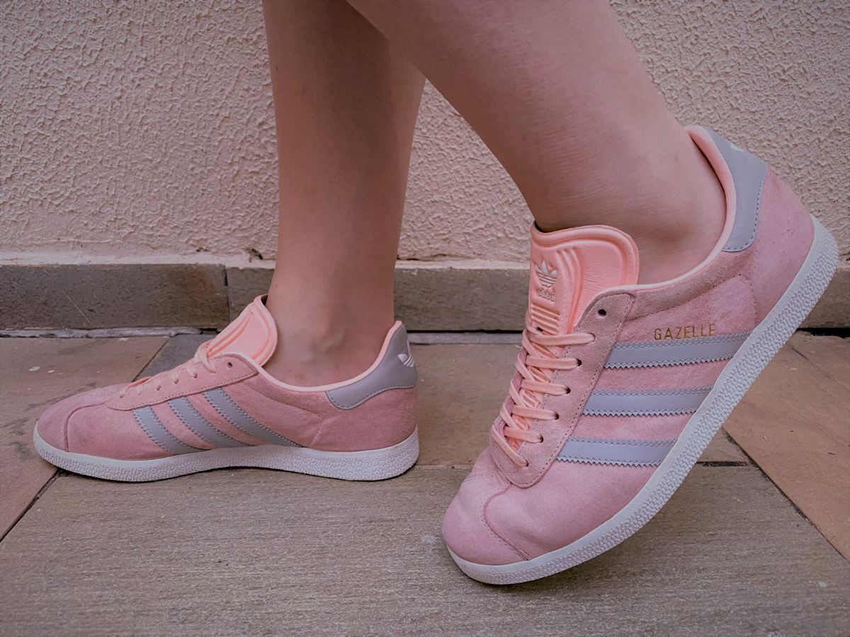 tenis gazelle rosa