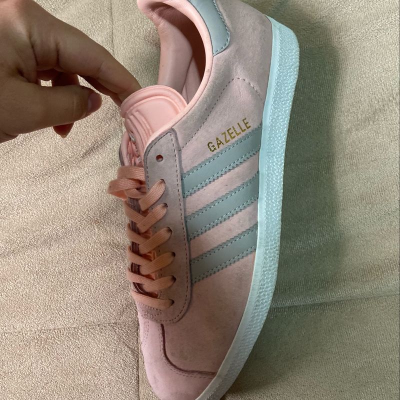 adidas gazelle silver green womens adidas Gazelle Bold Super Pop Pink main image 0