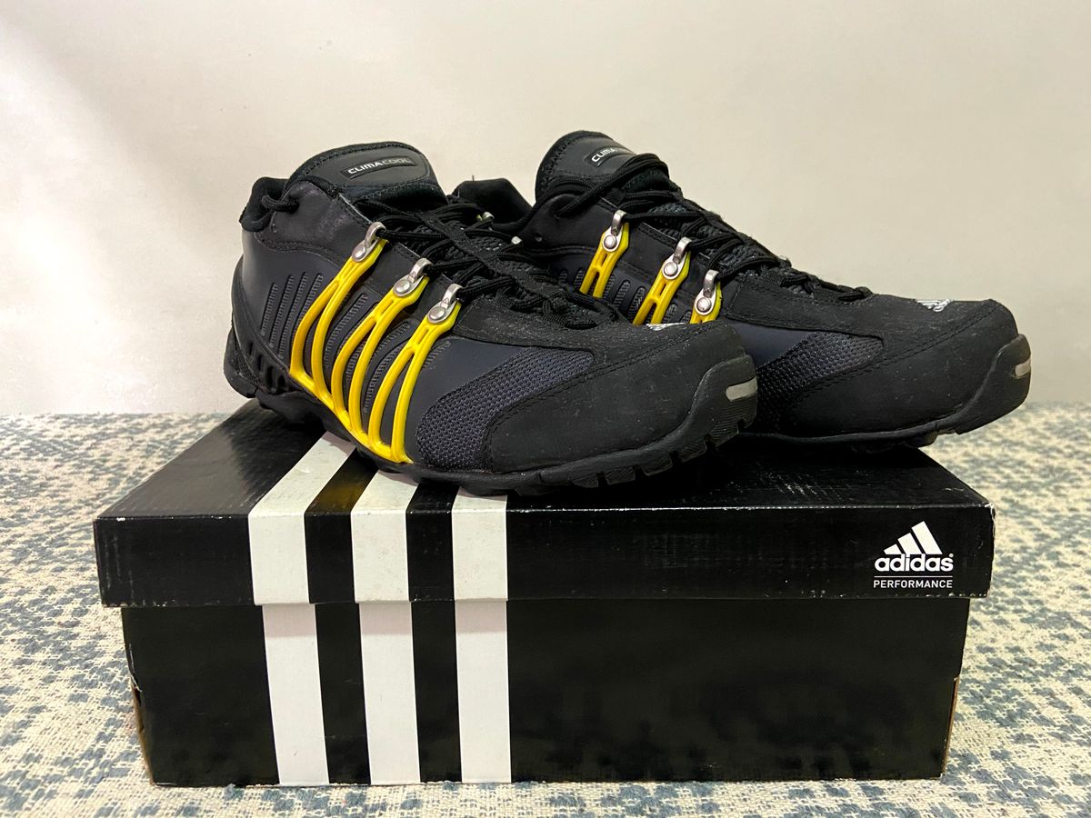 Tênis Hellbender Climacool Preto e Amarelo | Tênis Adidas Usado 44371928 | enjoei