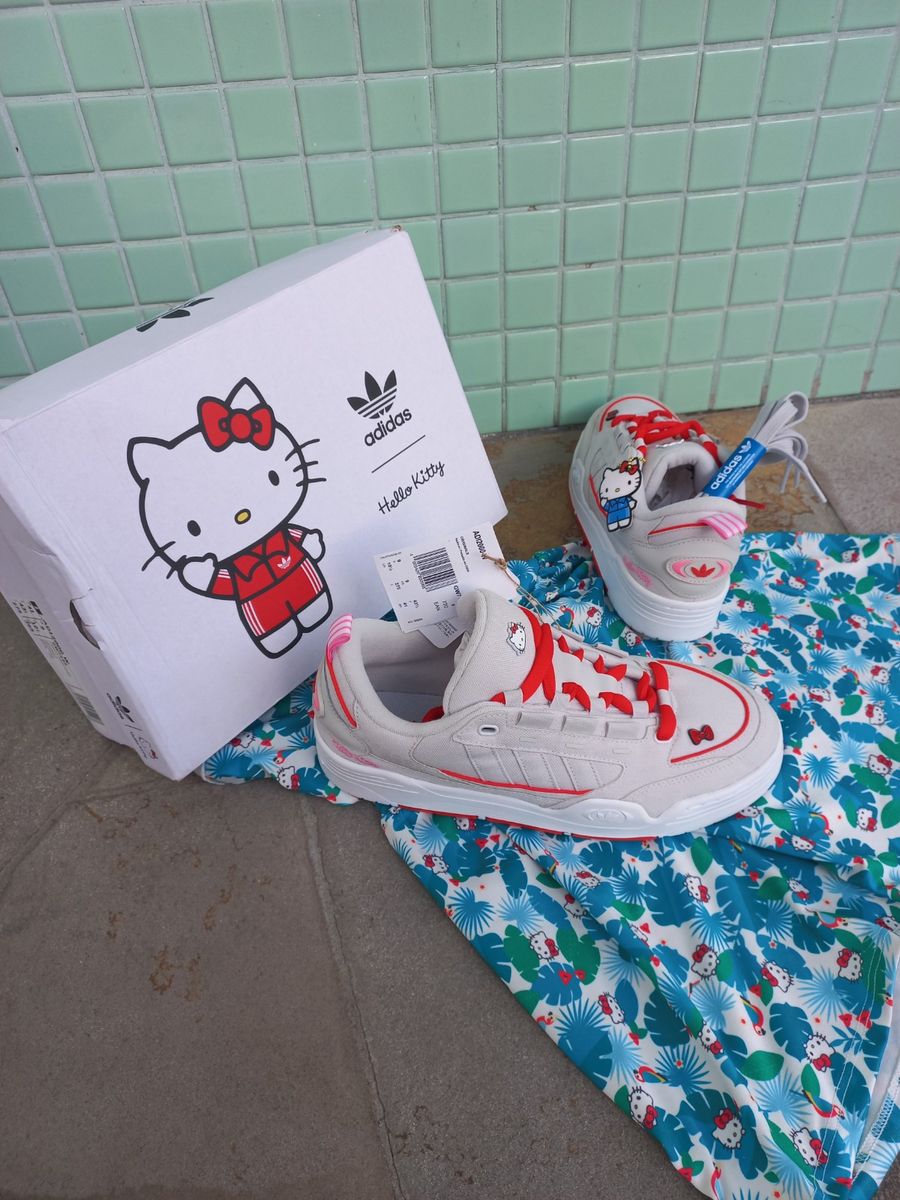 Tênis Adidas Hello Kitty Adi2000 Og Collab Exclusiva | Tênis Feminino ...