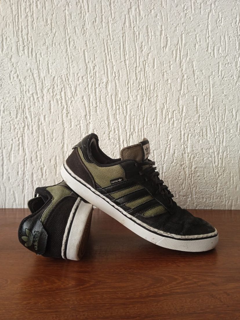 Tênis Adidas Hemp Vintage Raro Tam 42 | Tênis Masculino Adidas Usado ...