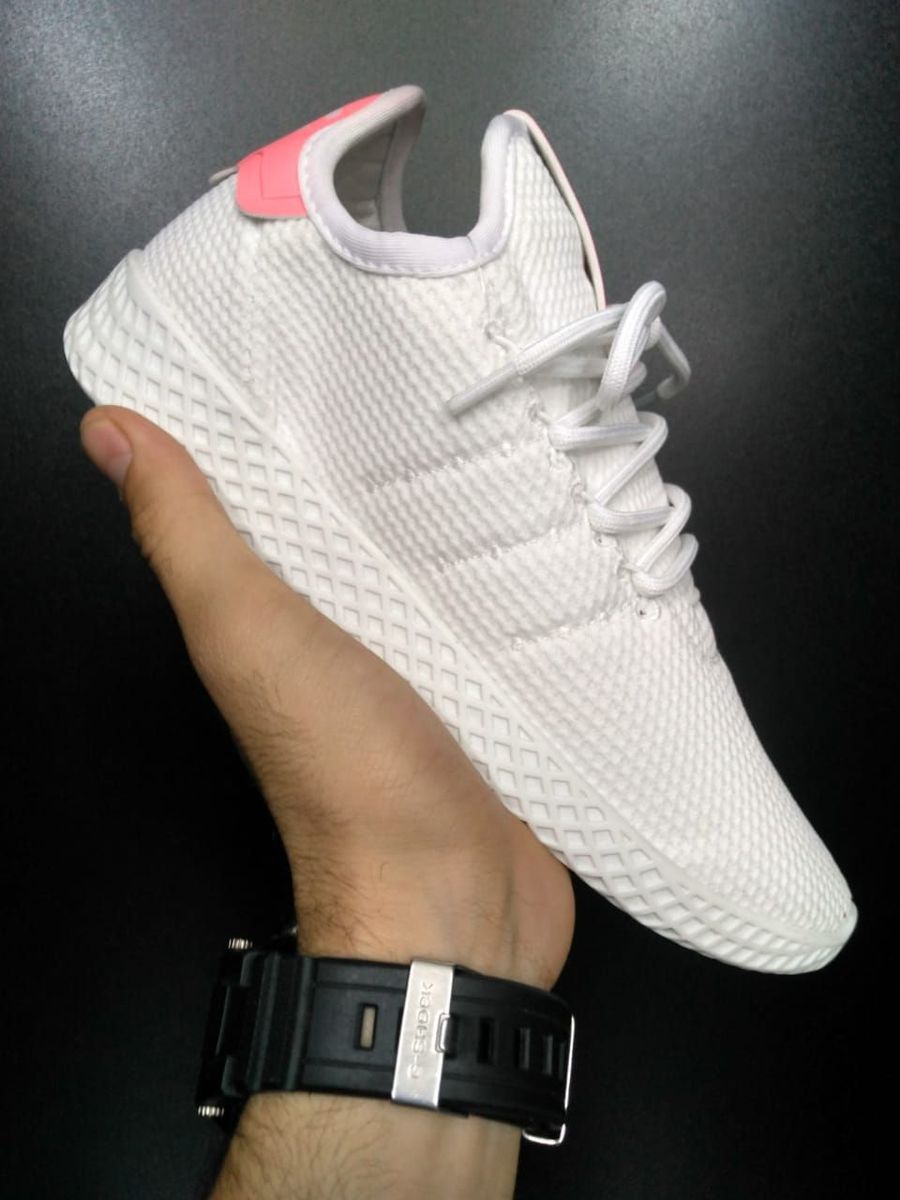 adidas hu branco e rosa
