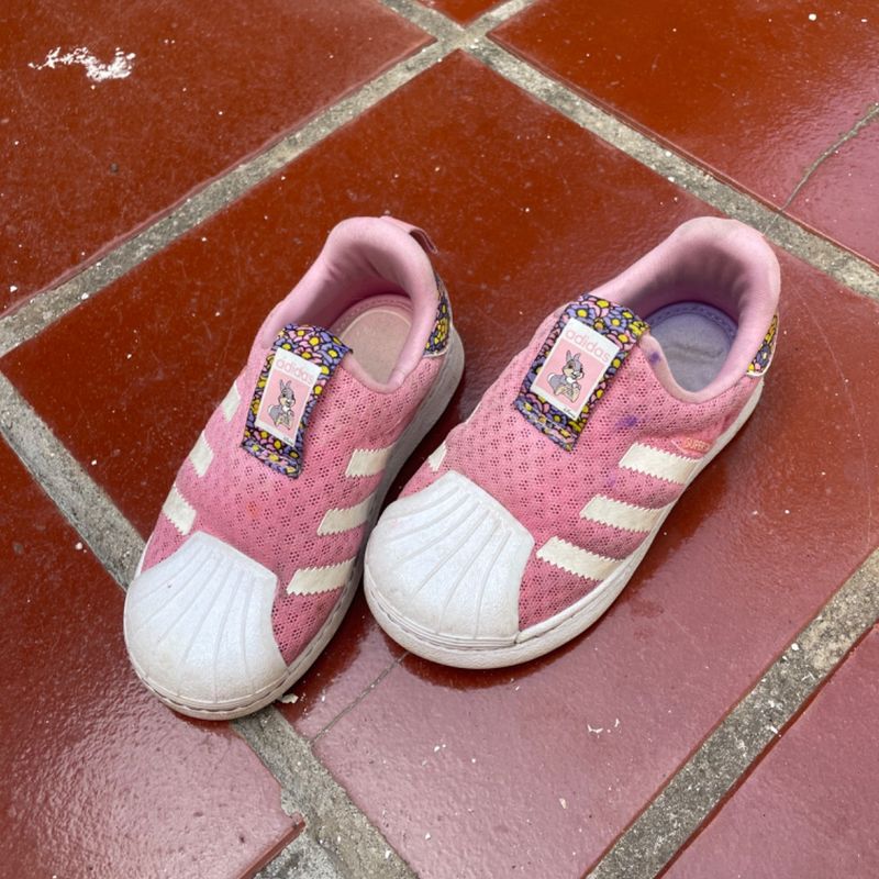 Disney Adidas Superstar Infantil Rosa Minnie Mouse Tenis Kids