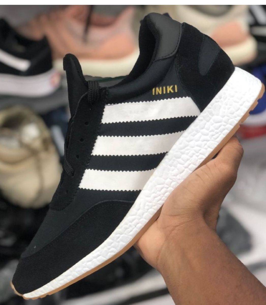 adidas iniki branco e azul