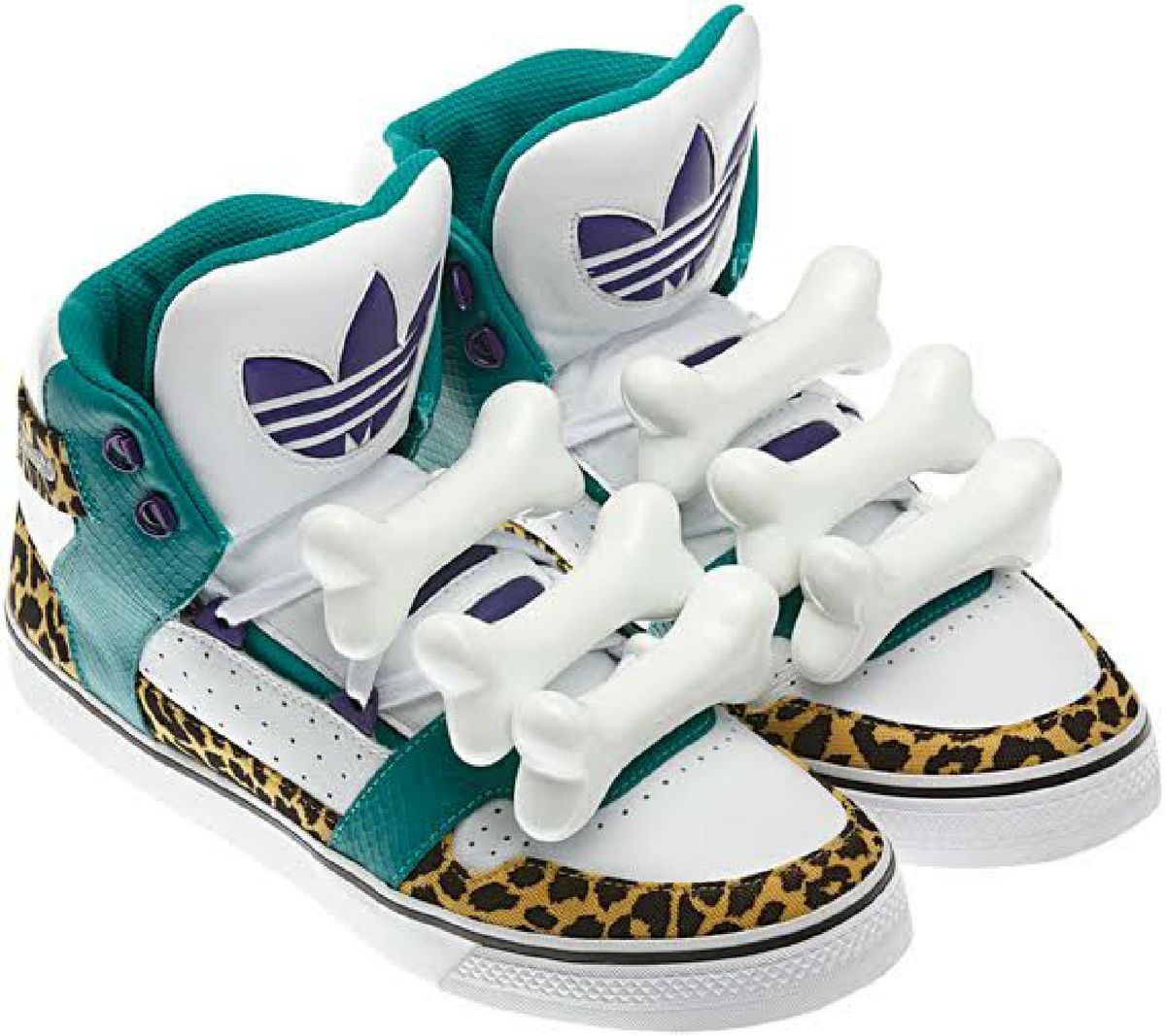 Tenis Adidas Jeremy Scott Bones Raro | Tênis Feminino Adidas Usado ...