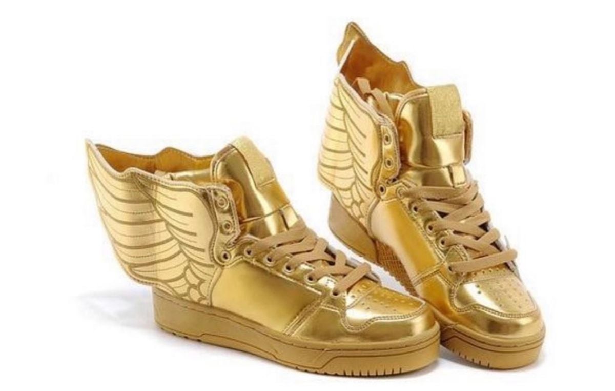 Tênis Adidas Jeremy Scott Dourado | Tênis Masculino Adidas Usado 44186971 |  enjoei