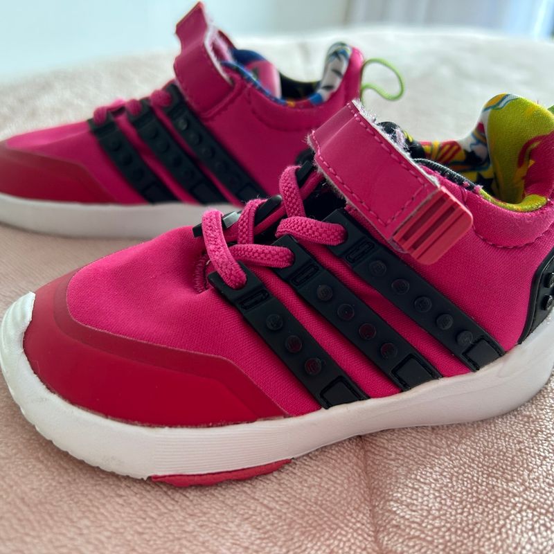 Tenis Adidas Lego Cal ado Infantil para Meninas Adidas Usado 85690283 enjoei