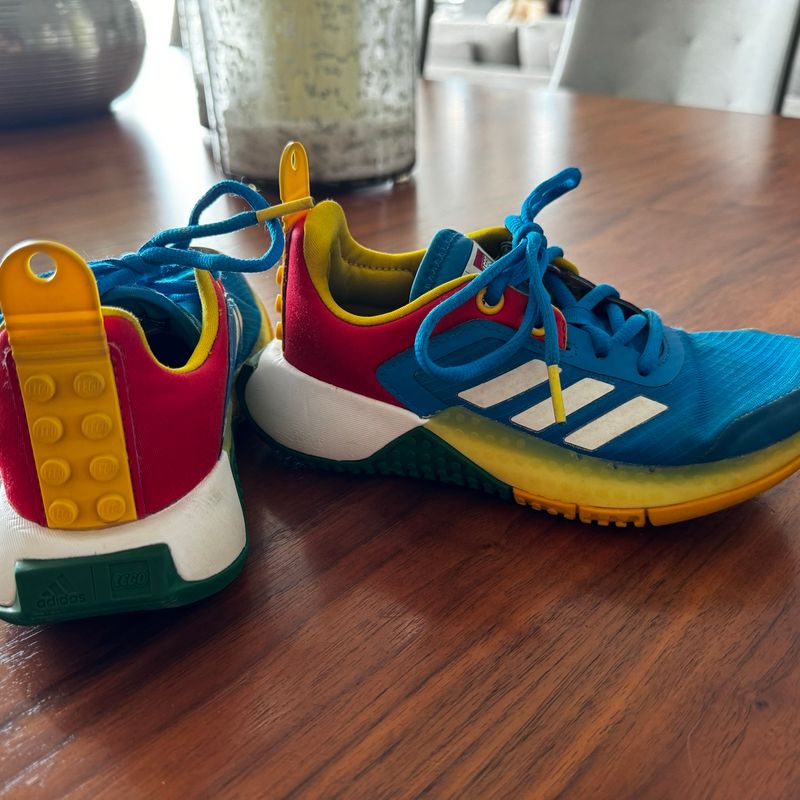 Tenis Adidas Lego Infantil Tamanho 29 Brasil Azul Amarelo Vermelho Verde Edicao Especial Legoland Calcado Infantil para Meninos Adidas Usado 99286311 enjoei