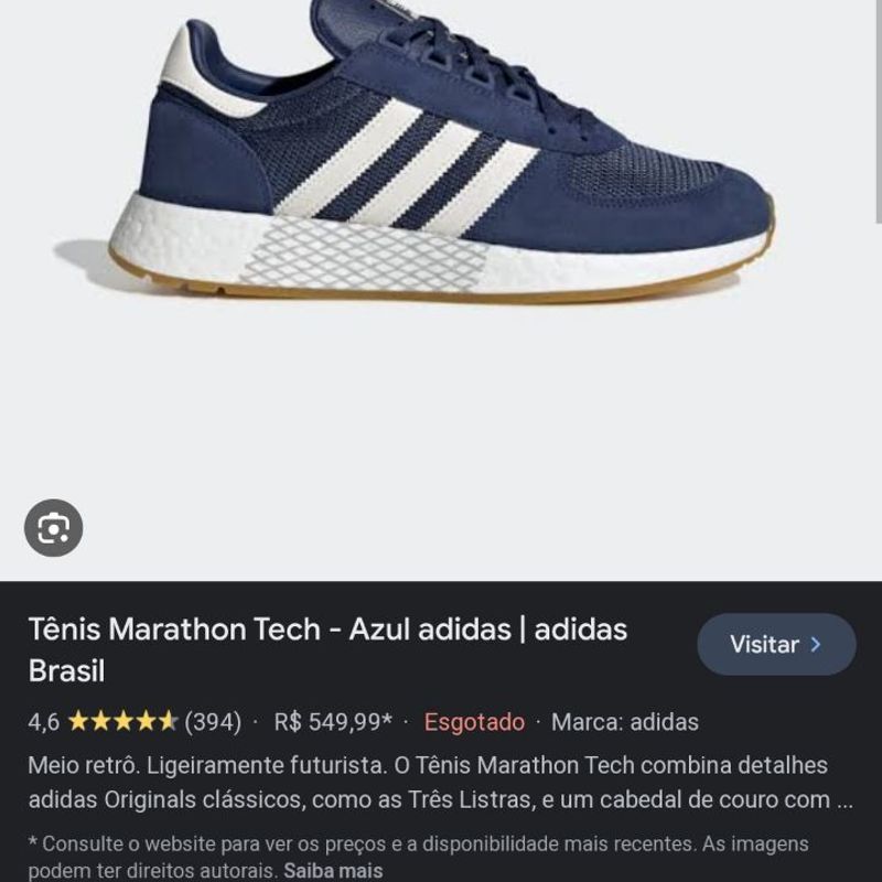 Tenis Adidas Marathon Tech Boost T nis Masculino Adidas Usado 94937373 enjoei