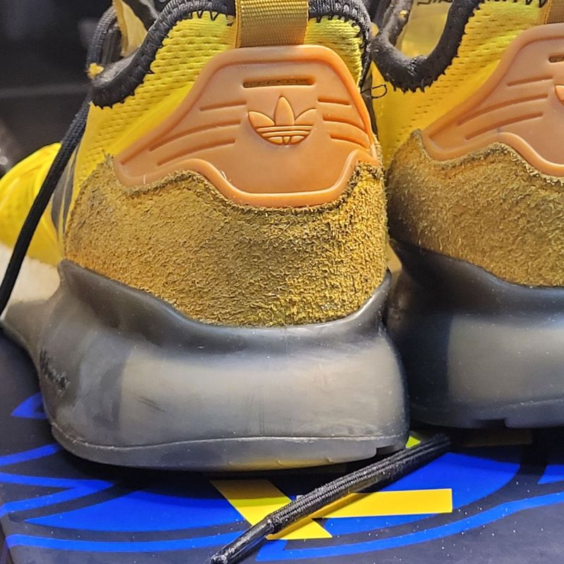 にゃー Tênis Adidas Ninja Zx 2k Boost Amarelo