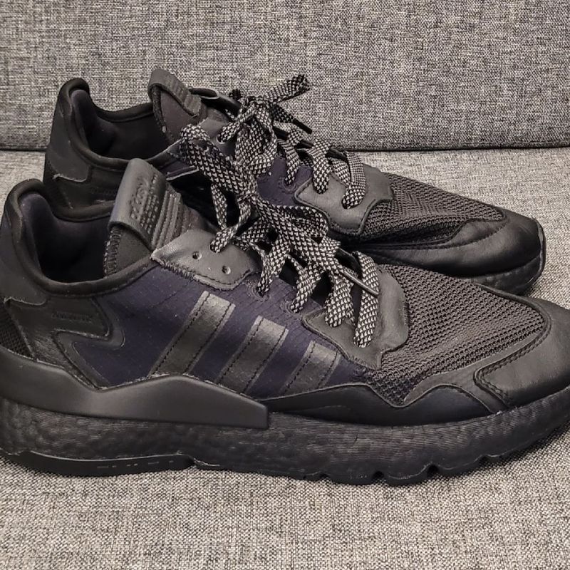 T nis Adidas Nite Jogger Preto 43 T nis Masculino Adidas Usado 90489286 enjoei