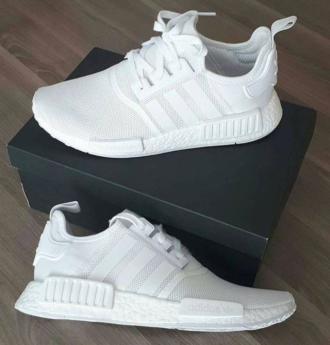 nmd branco masculino