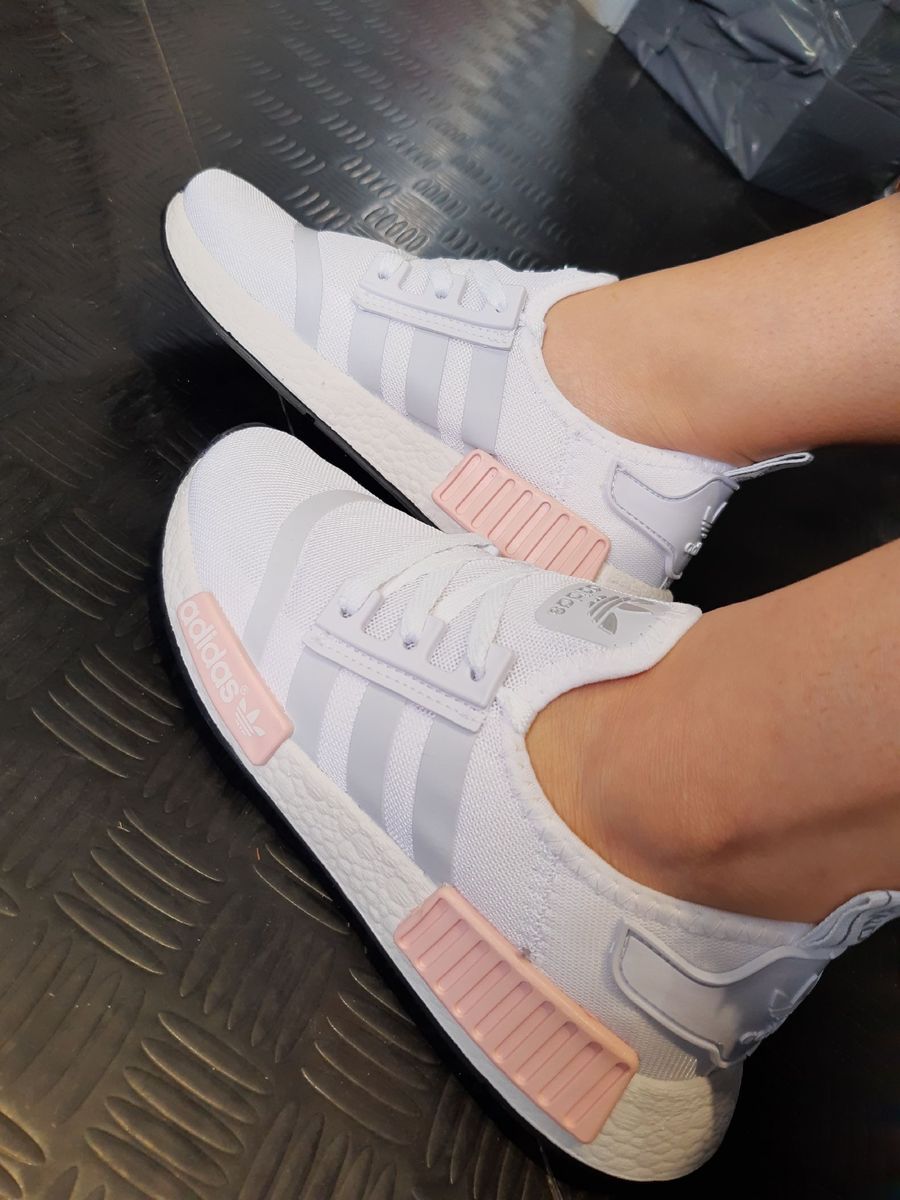 adidas nmd branco e rosa